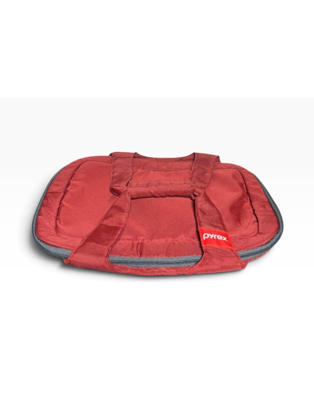 Pyrex Insulated Red Casserole Carrier With Handles For Hot/Cold Food Transport
